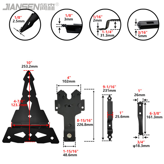 wholesale gate latch for chain link fence manufacturer-JL2236