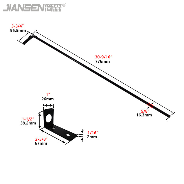 wholesale wooden fence gate hardware manufacturer-JL2211